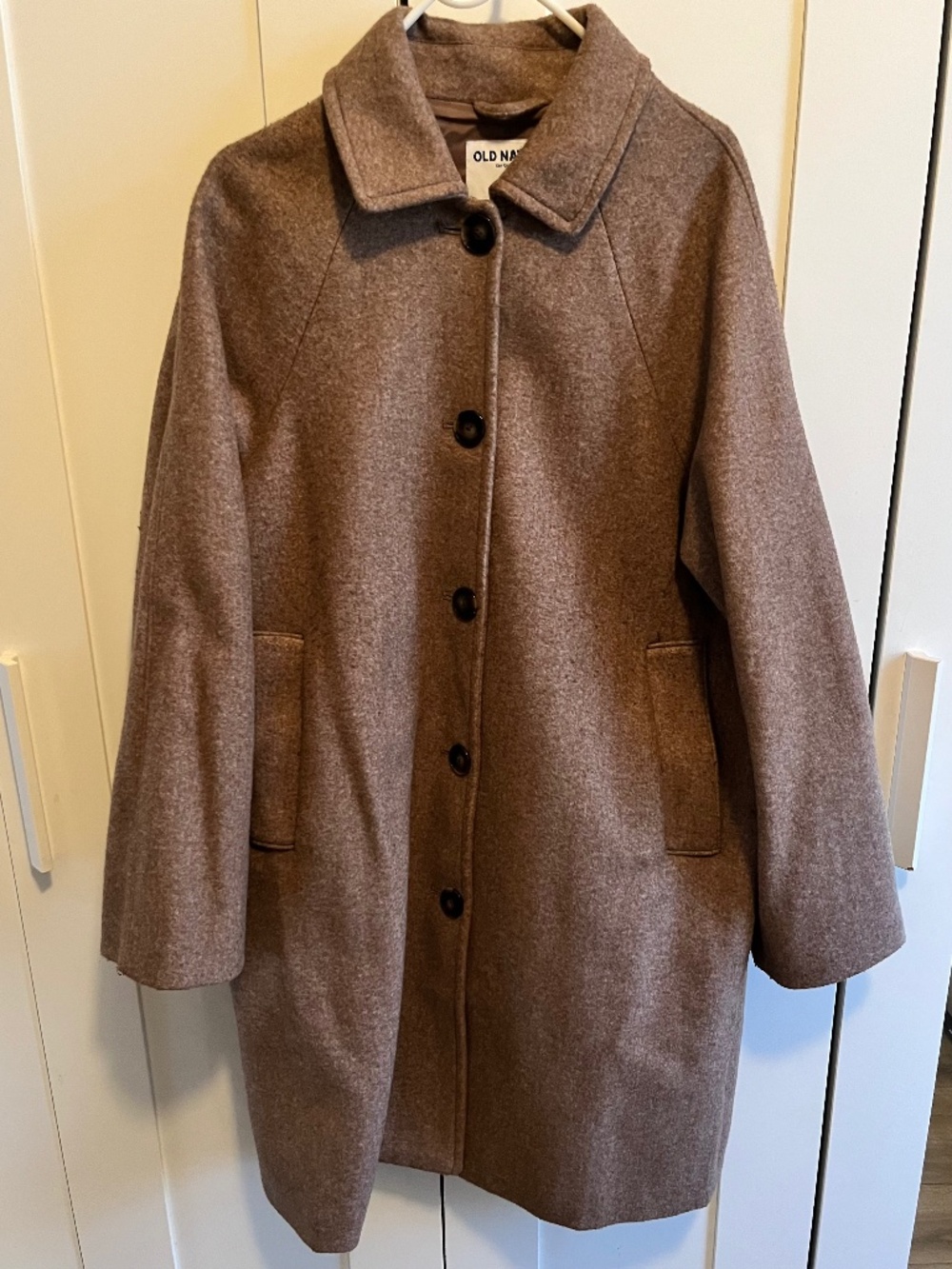 tan car coat, small
